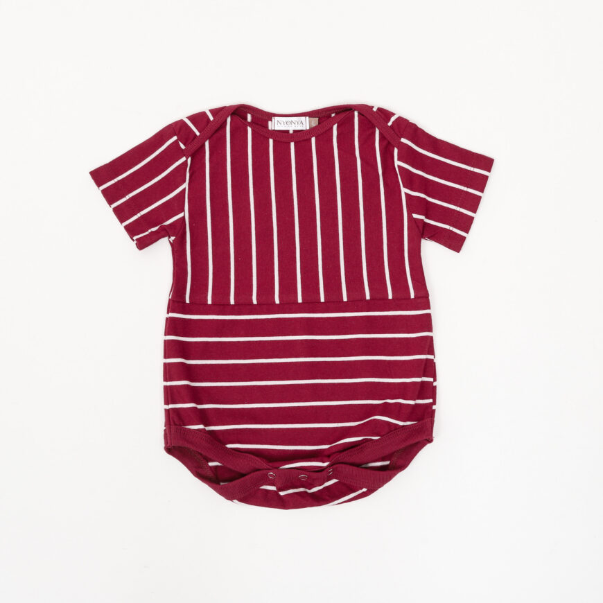 Sahya Maroon Stripe