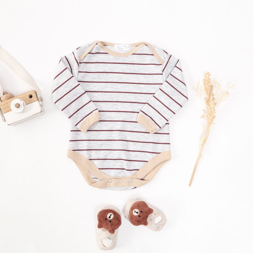 Zian Maroon Stripe