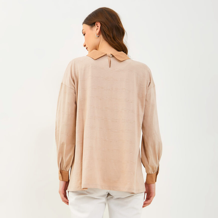 Nyonya Looks - Non Busui - Iswari Beige - Atasan Wanita - Image 2