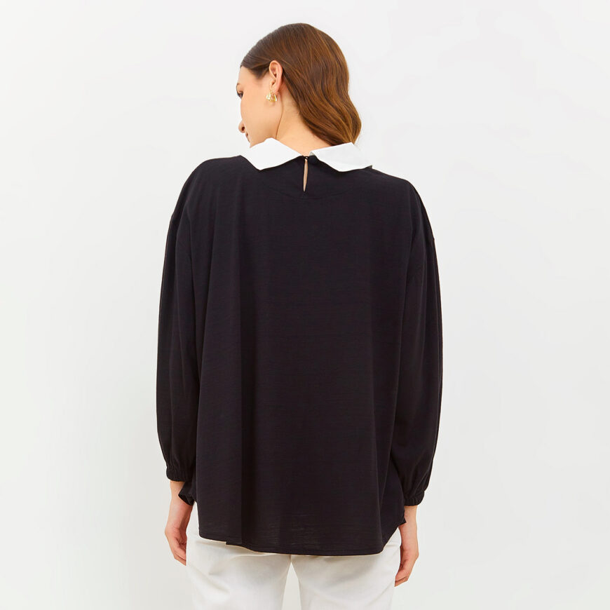 Nyonya Looks - Non Busui - Ivanka Black - Atasan Wanita - Image 2