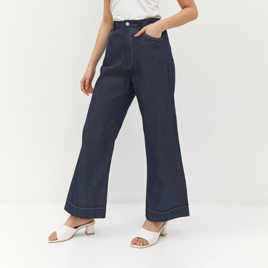 Nyonya Looks - Linea Dark Denim -  Celana - Bawahan Wanita