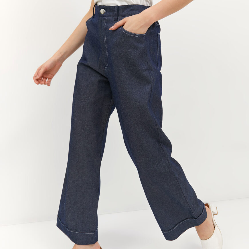Nyonya Looks - Linea Dark Denim -  Celana - Bawahan Wanita - Image 5