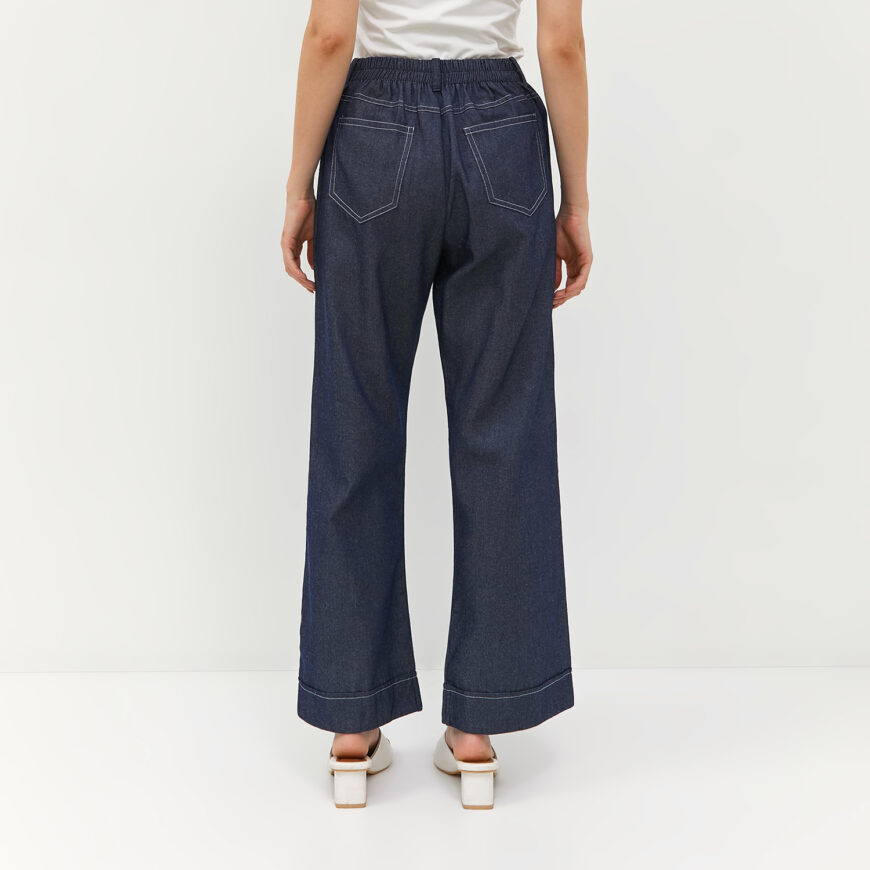 Nyonya Looks - Linea Dark Denim -  Celana - Bawahan Wanita - Image 3