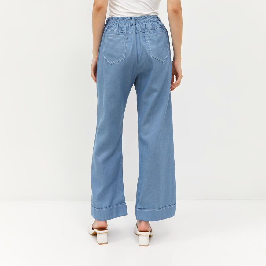 Nyonya Looks - Linea Washed Denim - Celana - Bawahan Wanita - Image 3