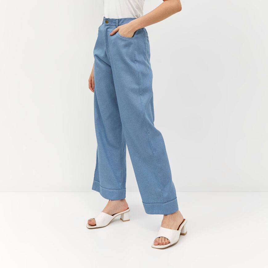 Nyonya Looks - Linea Washed Denim - Celana - Bawahan Wanita