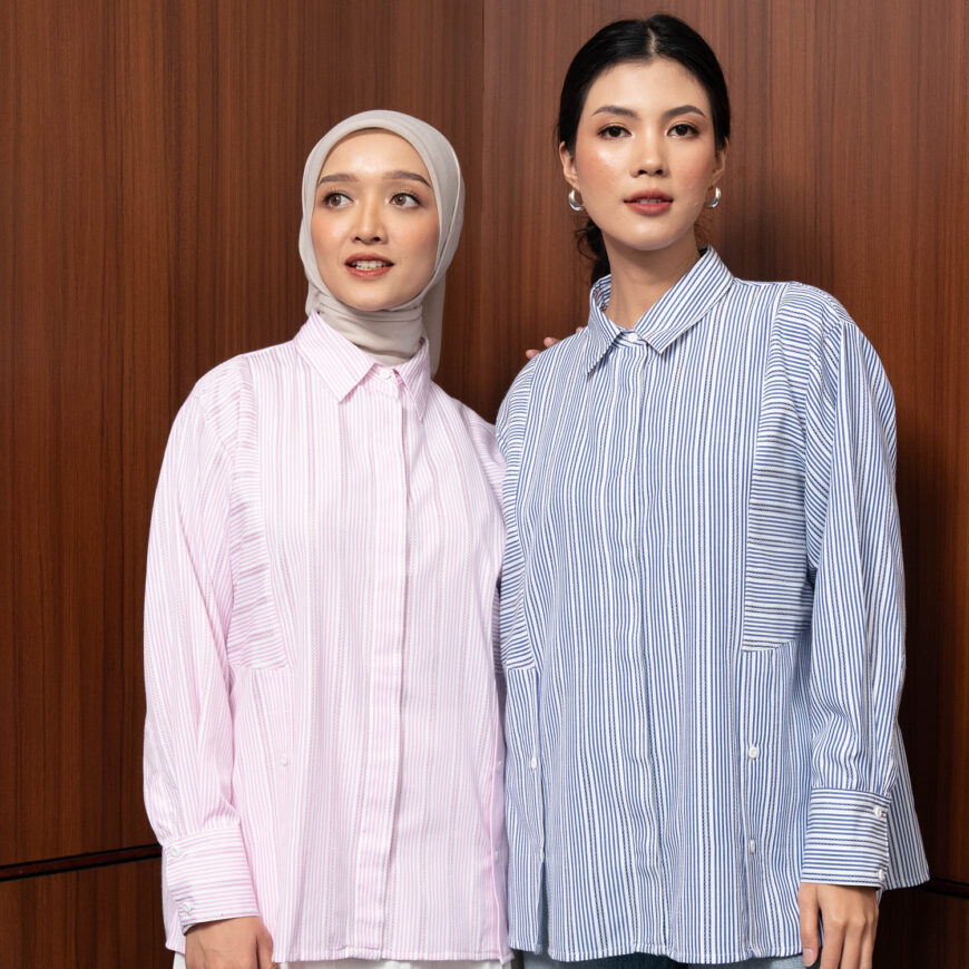 Nyonya Looks - Non Busui - Tavia Dusty Pink - Atasan Wanita - Image 3