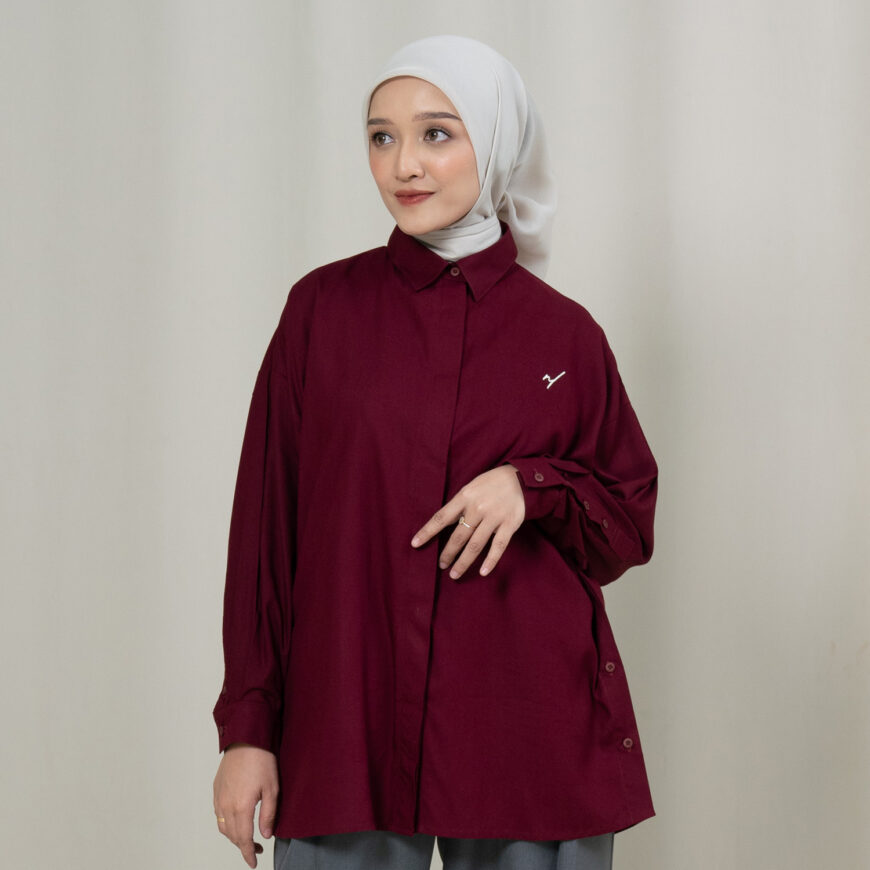 Nyonya Looks - Non Busui - Saela Garnet - Atasan Wanita - Image 2
