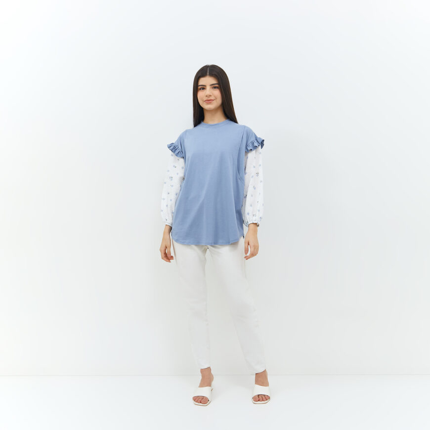 Hisana Flowers Blue