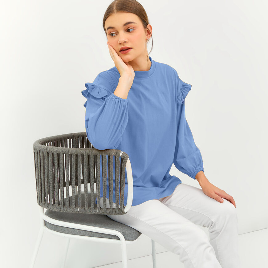 Hisana Dusty Blue - Image 5