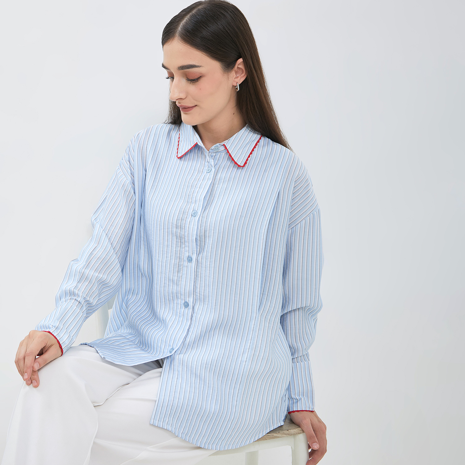 Belle Blue Stripe - Image 5